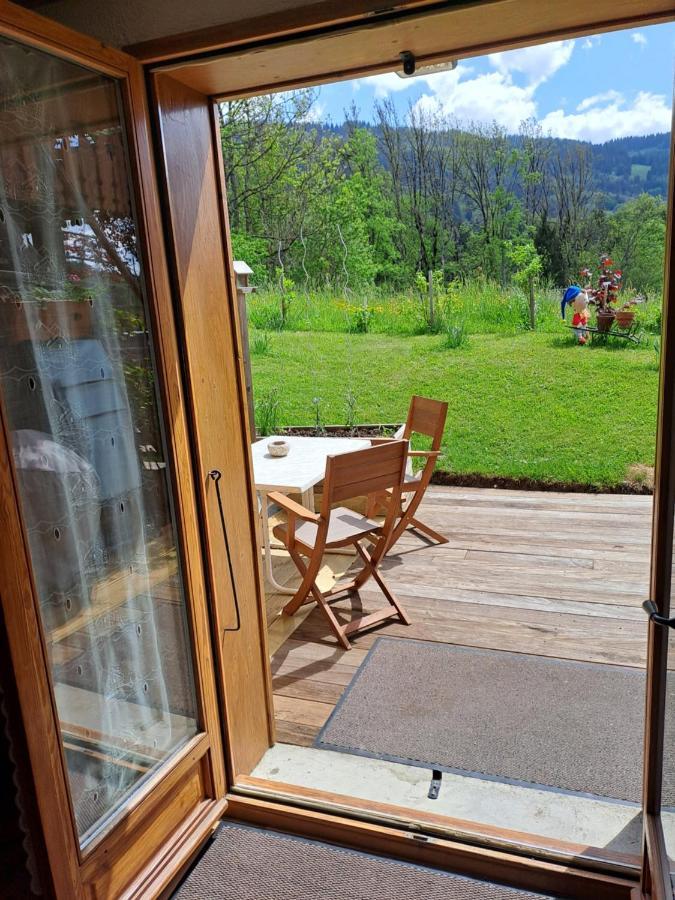 A4 Km De Megeve Tres Joli Studio Avec Jacuzzi ,Vue Sur Les Montagnes Au Calme 프라즈쉬아를리 외부 사진