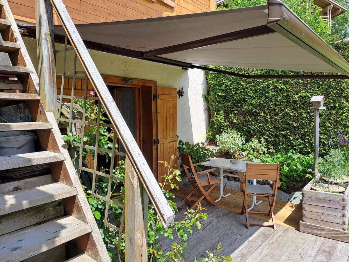 A4 Km De Megeve Tres Joli Studio Avec Jacuzzi ,Vue Sur Les Montagnes Au Calme 프라즈쉬아를리 외부 사진