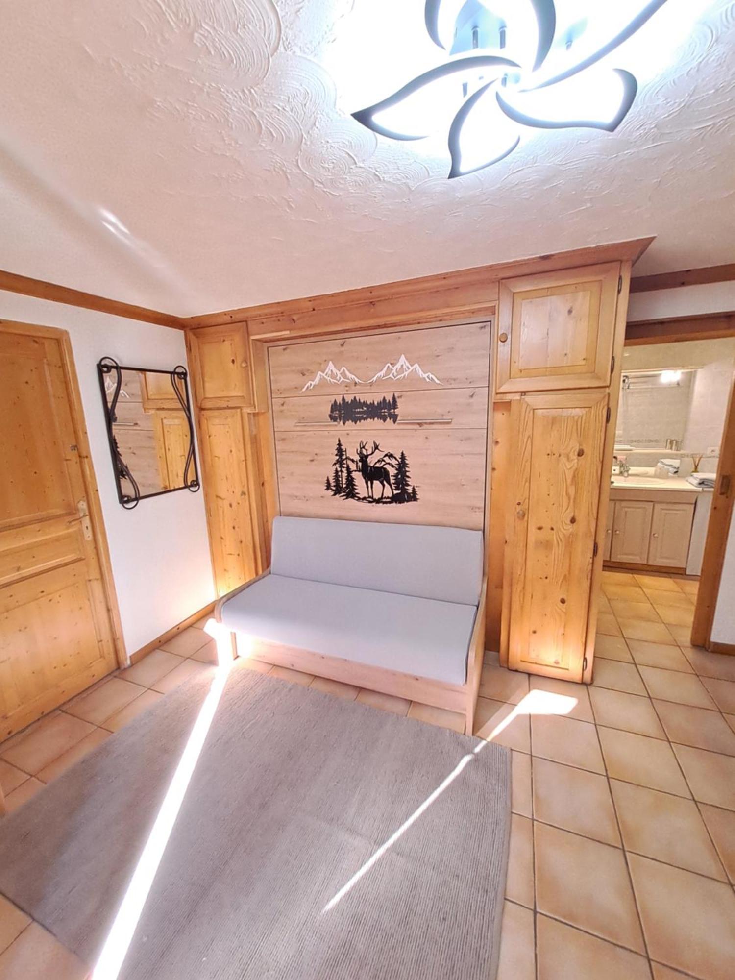 A4 Km De Megeve Tres Joli Studio Avec Jacuzzi ,Vue Sur Les Montagnes Au Calme 프라즈쉬아를리 외부 사진